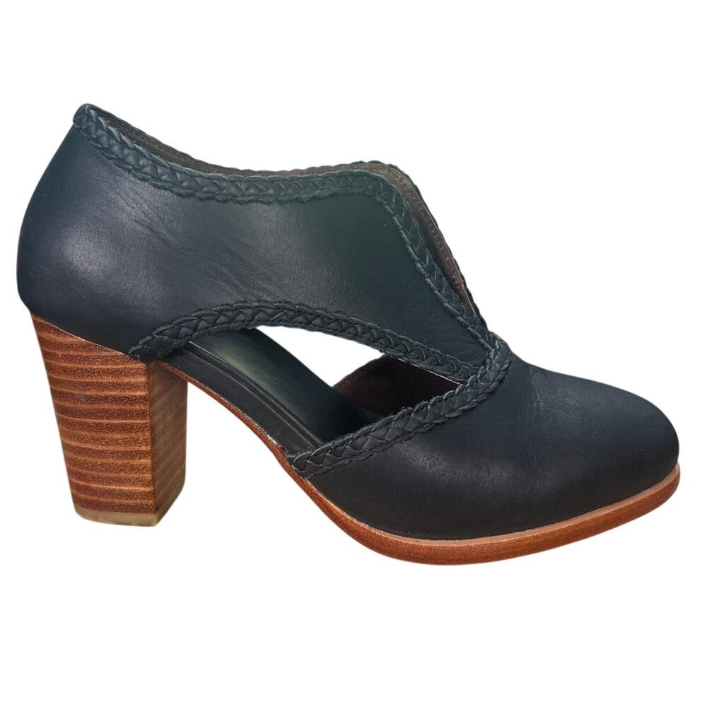 Bali Elf Women’s Spirit Walker Black Leather Ankle Boots Size US 7